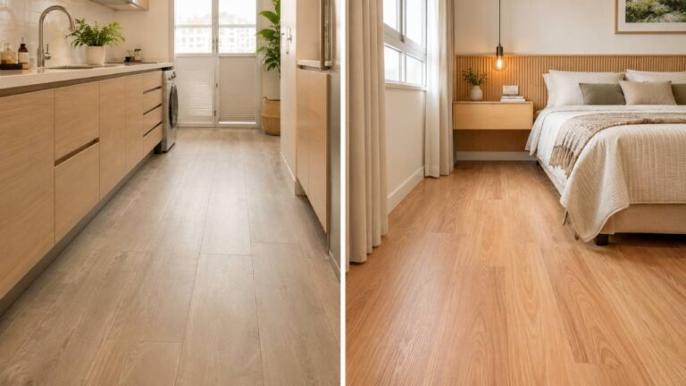 piso vinilico ou laminado comparativo