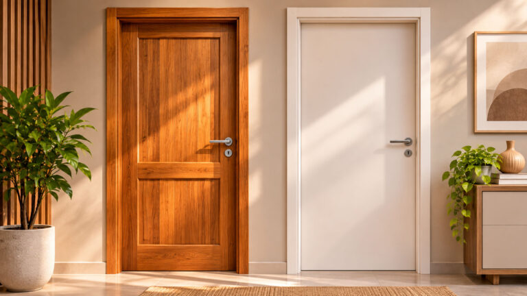 Porta de Madeira Maciça ou Porta de MDF: Qual Escolher?